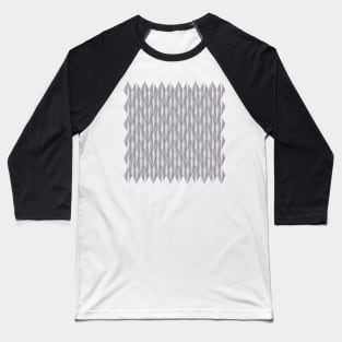 Silver Deco Scales Baseball T-Shirt